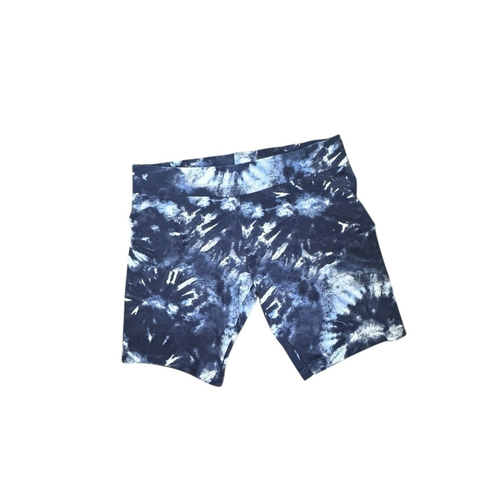 EST 1946 white and blue tie dye Shorts s - Picture 4 of 5